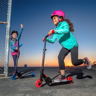 Самокат Neon Vector с красной подсветкой - N101178 Самокат Neon Vector с красной подсветкой - N101178