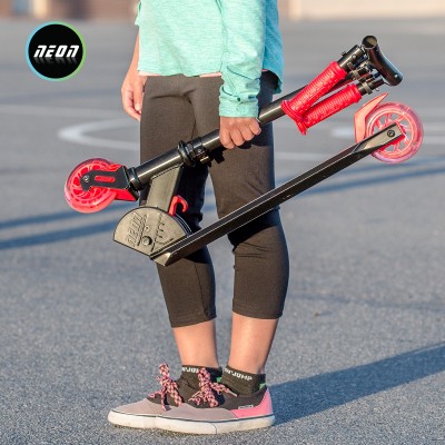 Самокат Neon Vector с красной подсветкой - N101178 Самокат Neon Vector с красной подсветкой - N101178