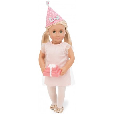 Набір одягу для ляльок Deluxe для Дня народження з аксесуарами Our Generation Набір одягу для ляльок Deluxe для Дня народження з аксесуарами Our Generation