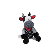 М'яка іграшка Бик Same Toy Корова (чорно-білий) 24см
