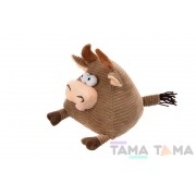 М'яка іграшка Same Toy Корова / Бик (коричневий) 16см