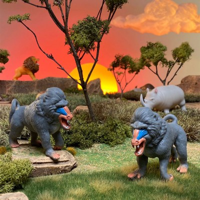 Стретч-іграшка у вигляді тварини Володарі савани #sbabam Стретч-іграшка у вигляді тварини Володарі савани #sbabam