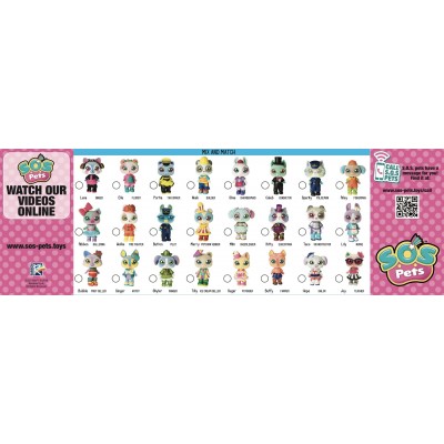 Фигурки-сюрпризы "Милые зверьки", S.O.S. PETS - IC05691800 Фигурки-сюрпризы "Милые зверьки", S.O.S. PETS - IC05691800
