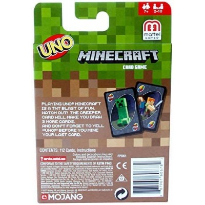 Гра UNO "Minecraft" Mattel Гра UNO "Minecraft" Mattel